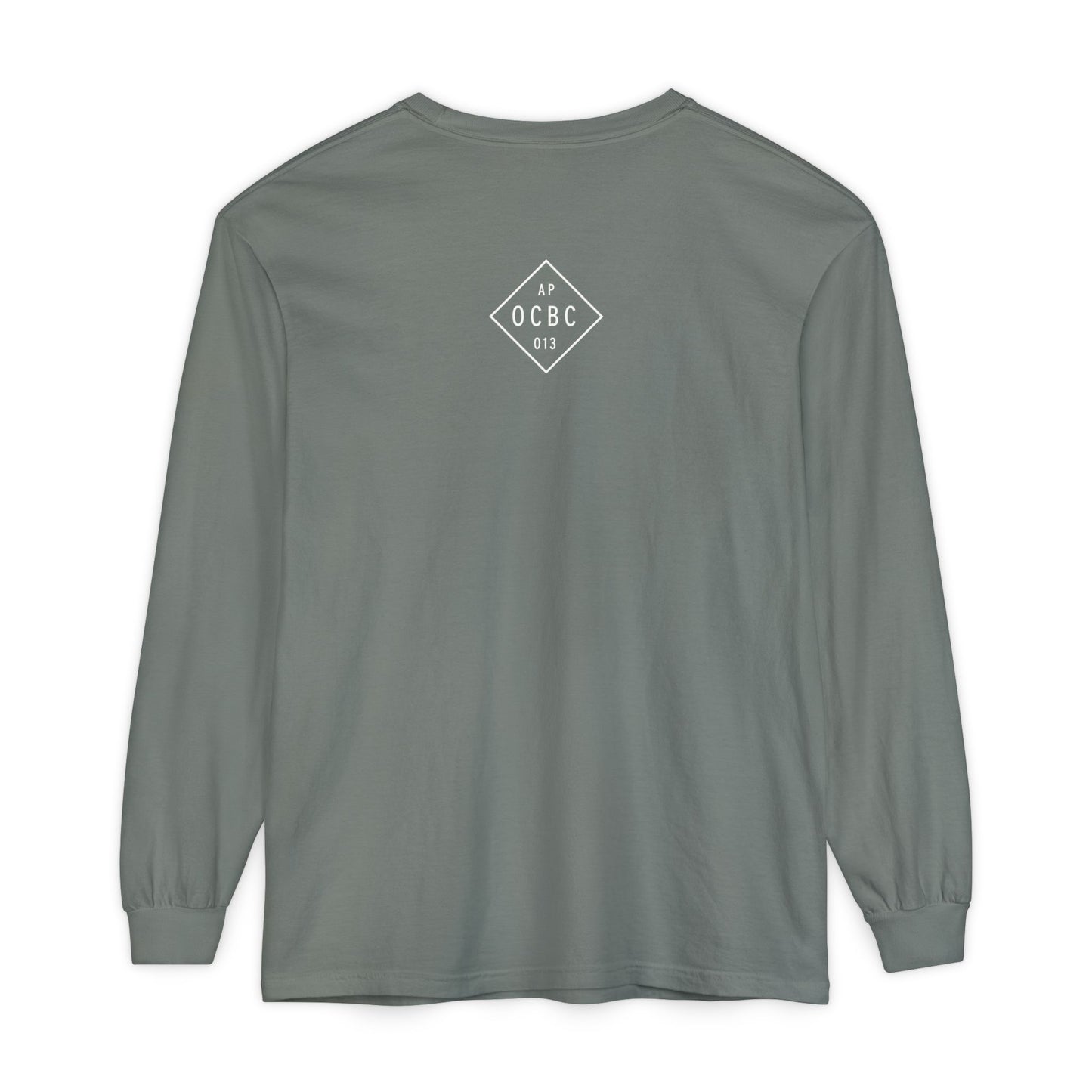 Distressed AP Logo Long Sleeve Tee