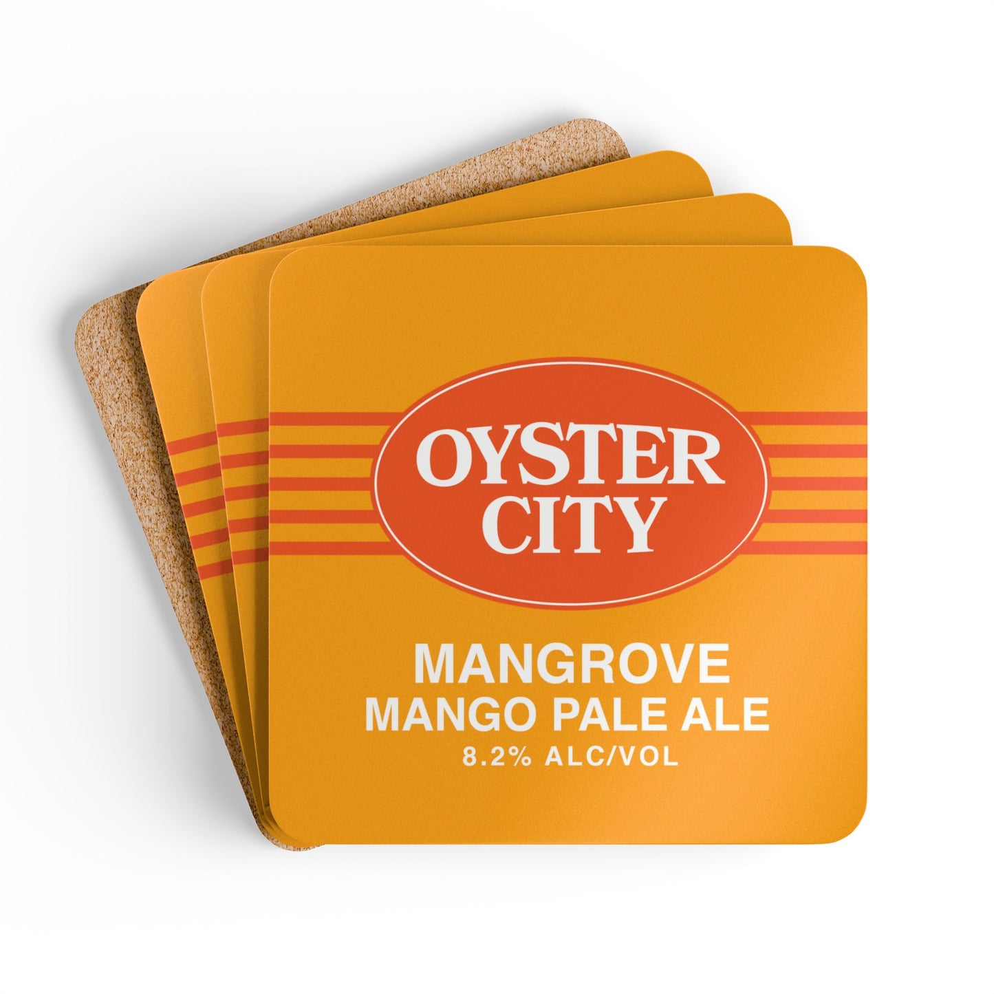 Mangrove Corkwood Coaster Set