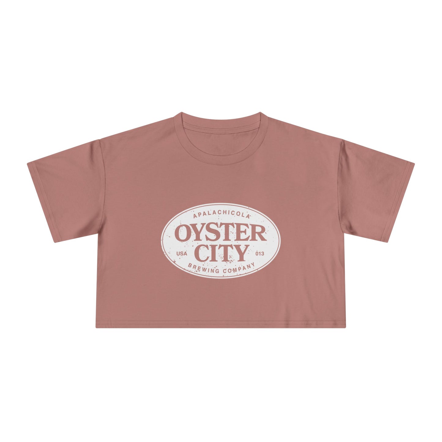 Distressed Apalach Logo Crop Tee