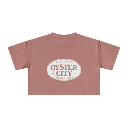 Distressed Apalach Logo Crop Tee