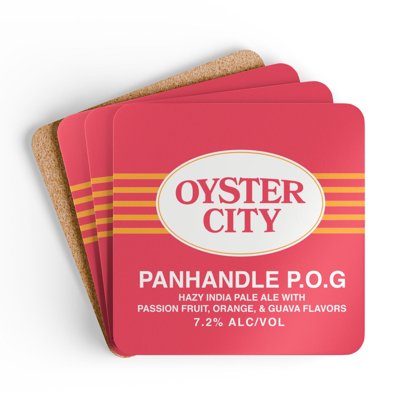 Panhandle POG Corkwood Coaster Set