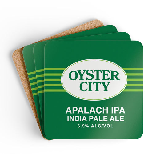 Apalach IPA Corkwood Coaster Set